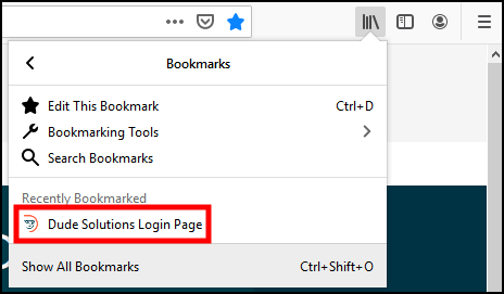 how to create a bookmark to a url