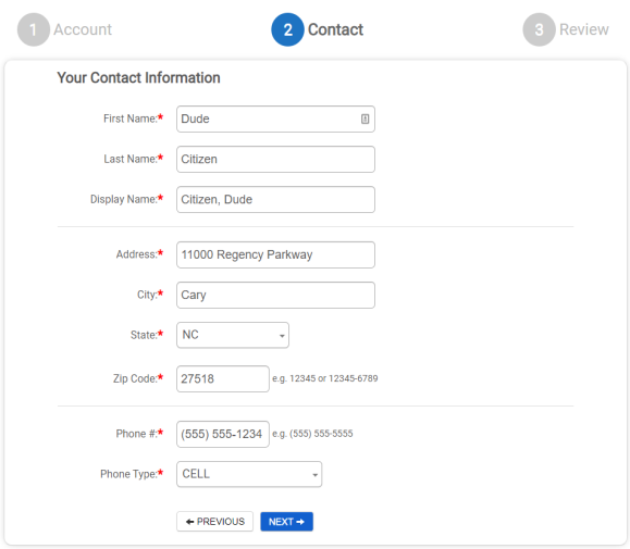 Citizen portal registration and login